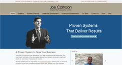 Desktop Screenshot of joecalhoon.com